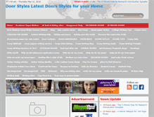 Tablet Screenshot of doorsstyles.com